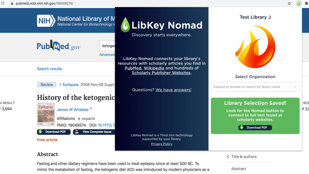 Image of LibKey Browser Plugin