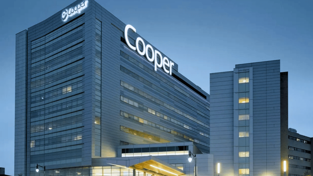 Decorative image exterior of Cooper Hospital