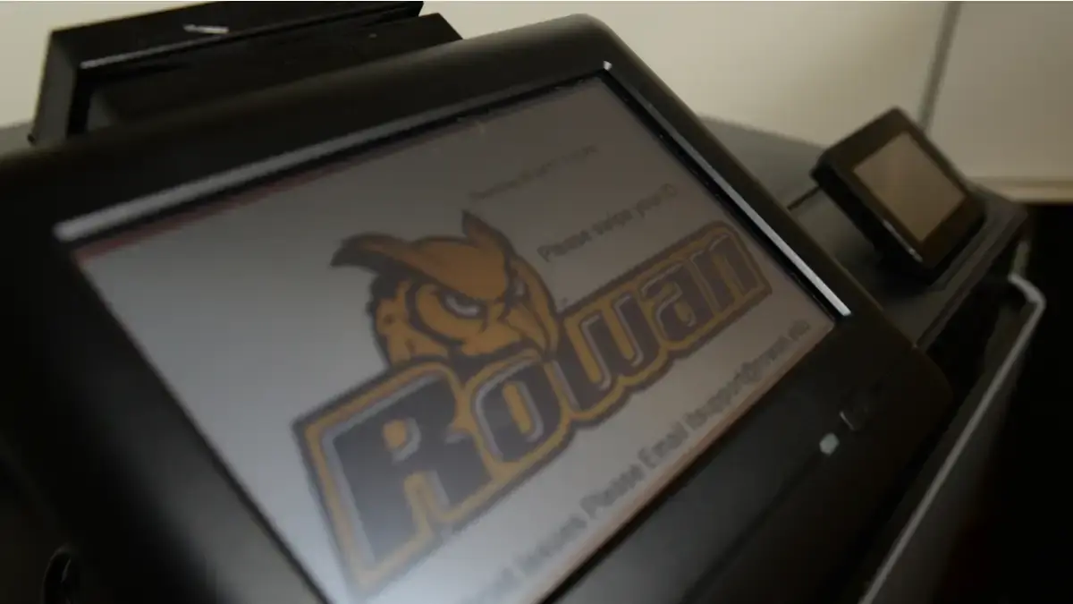 Decorative Image of Printing Kiosk at Rowan University